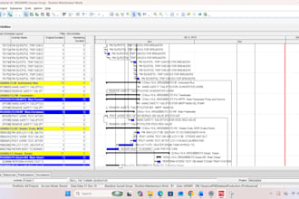 create CPM construction schedules using primavera p6