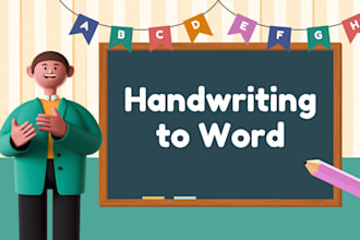 handwritten text to ms word with accuracy