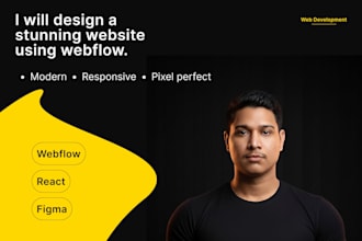 design a stunning website using webflow