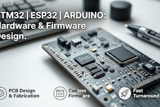 design professional pcb layout and develop firmware
