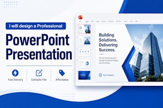design a professional powerpoint presentation