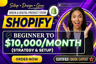 setup shopify ebook store, digital product shopify marketing, booktok promotion