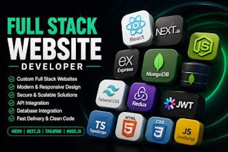 develop full stack website with mongodb react node js next js mongodb