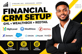 setup ghl financial wealthbox redtail junxure salesforce orion practifin hubspot