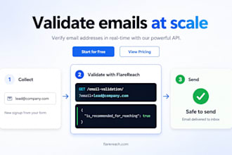 validate and clean your email list to reduce bounces