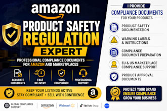 prepare amazon product safety regulation compliance documents
