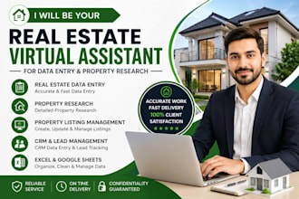 be your professional real estate virtual assistant