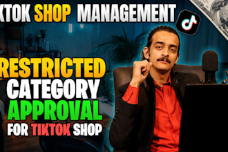 setup tiktok shop category approval and manage tiktok shop