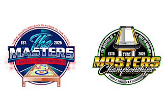 design modern high quality shuffleboard logo in high definition
