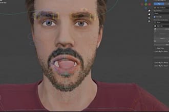 auto rig pro face rig,motion capture film,anime 3d vrm,52 morph pose,morphtarget