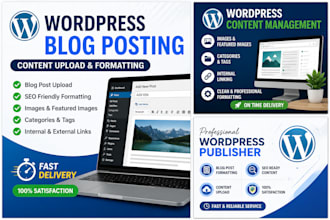 publish and format wordpress blog posts professionally