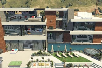 create a custom fivem mlo interior design and 3d texturing