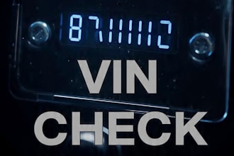 collect accurate vehicle data from vin number