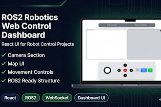 build a ros2 robotics web control dashboard using react