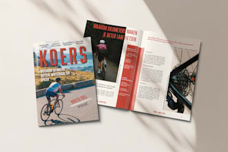 design a brochure, magazine or booklet layout