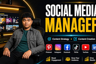 be your social media manager and content strategist