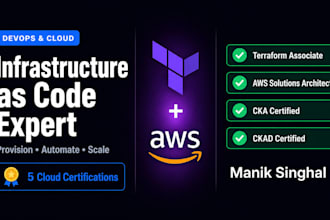 write terraform scripts to automate your AWS infrastructure