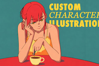 do custom character illustration