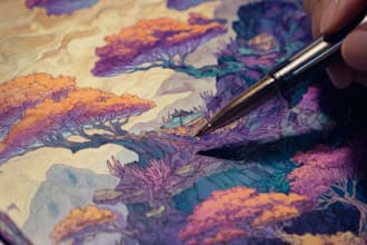 draw a fantasy illustration