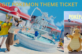 book pokemon theme ticket pokepark kanto trainer pass pokepark ace trainer pass