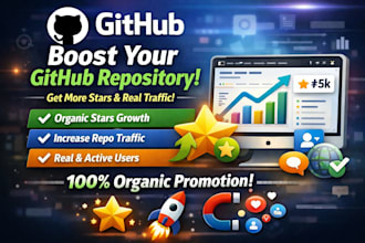 organic github promotion to boost repository stars and traffic