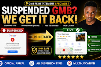 reinstate your suspended google business profile and recover your gmb listing