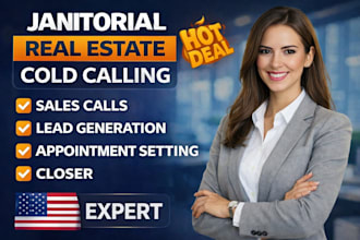 cold calling janitor, janitor real estate, janitor service leads