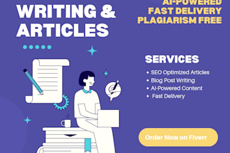 write SEO blog posts and articles using ai tools