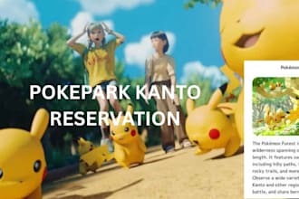 secure pokemon park reservation pokepark kanto ticket ghibli park ticket