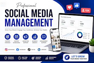manage your social media and support your marketing goals