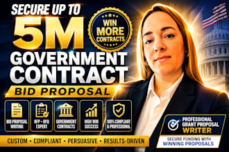 secure government contract bid proposal writing grant proposal writing
