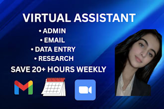 be your professional virtual assistant for admin
