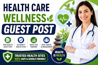 help publish guest posts on health websites