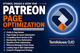 optimize your patreon page for engagement and monetization
