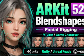 create arkit blendshapes for your 3d character model