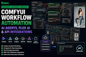 l build comfyui workflow automation, ai agents, flux ai, and api integrations