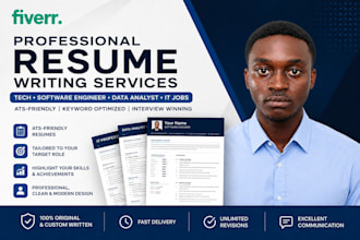 write a winning tech resume for software engineer, data analyst, and IT pro