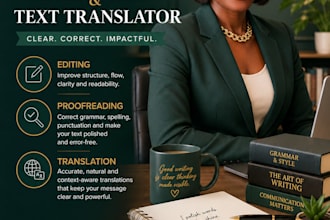 proofread any document expertly for grammar and clarity