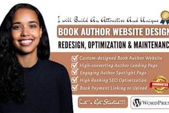 do book author website author spotlight author web page author landing page seo