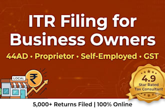 file income tax return for business owner and self employed
