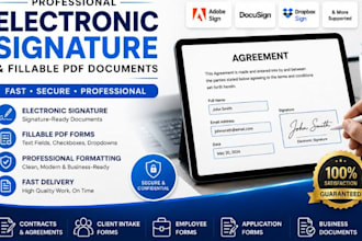 create professional electronic signature