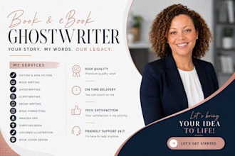 be your ebook writer ebook ghostwriter ghost book writer and kdp writer