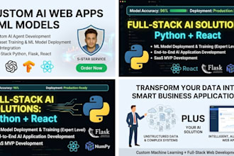 develop ai web applications and ml models