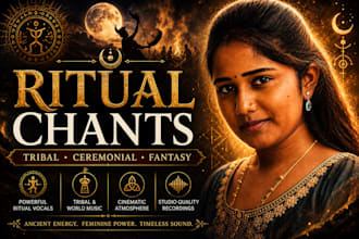 record chants tribal vocals and ceremonial female singing