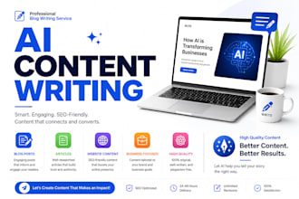 write ai powered blog posts articles