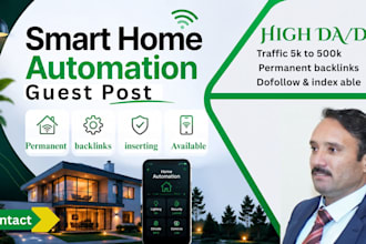 publish smart home guest post with high authority backlinks
