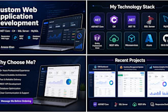 develop a web application using asp dotnet and c sharp