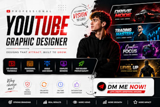 design youtube banners and logo
