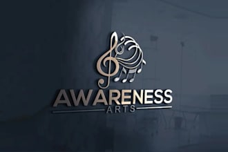design professional aesthetics art music brand logo
