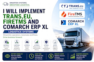 implement comarch erp xl and trans eu firetms logistics systems